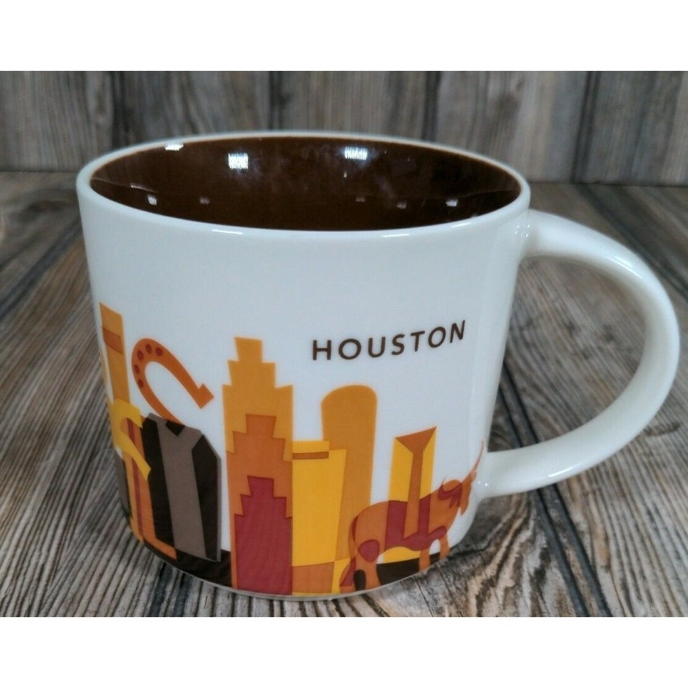 Starbucks Houston You Are Here Collection Coffee Mug Cup 14 oz Collection 2015